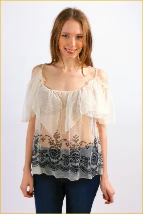 Romantic Sheer Top