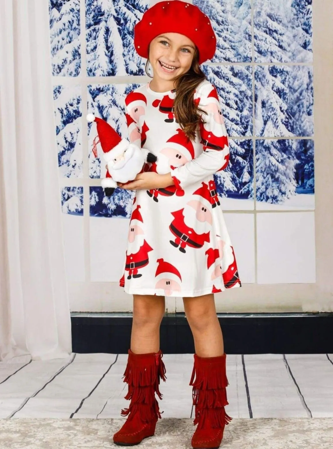 Santa Claus Is Coming A-Line Dress