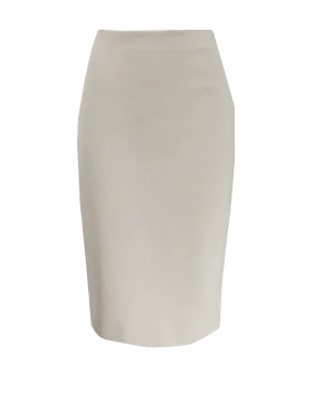 Sculpted Cotton Pencil Skirt