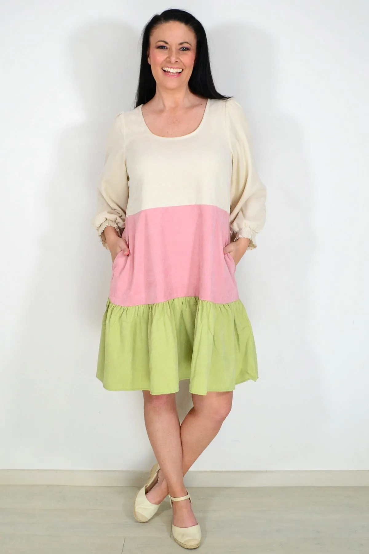 Soft Candy Corduroy Tunic Dress