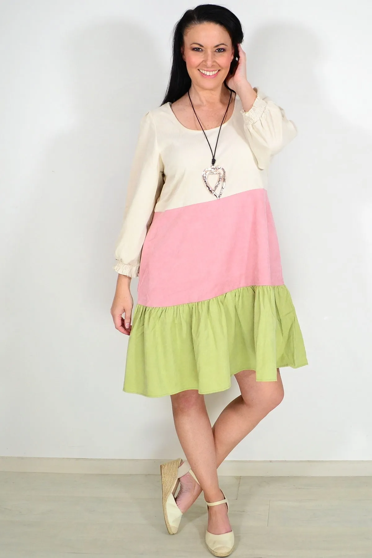 Soft Candy Corduroy Tunic Dress