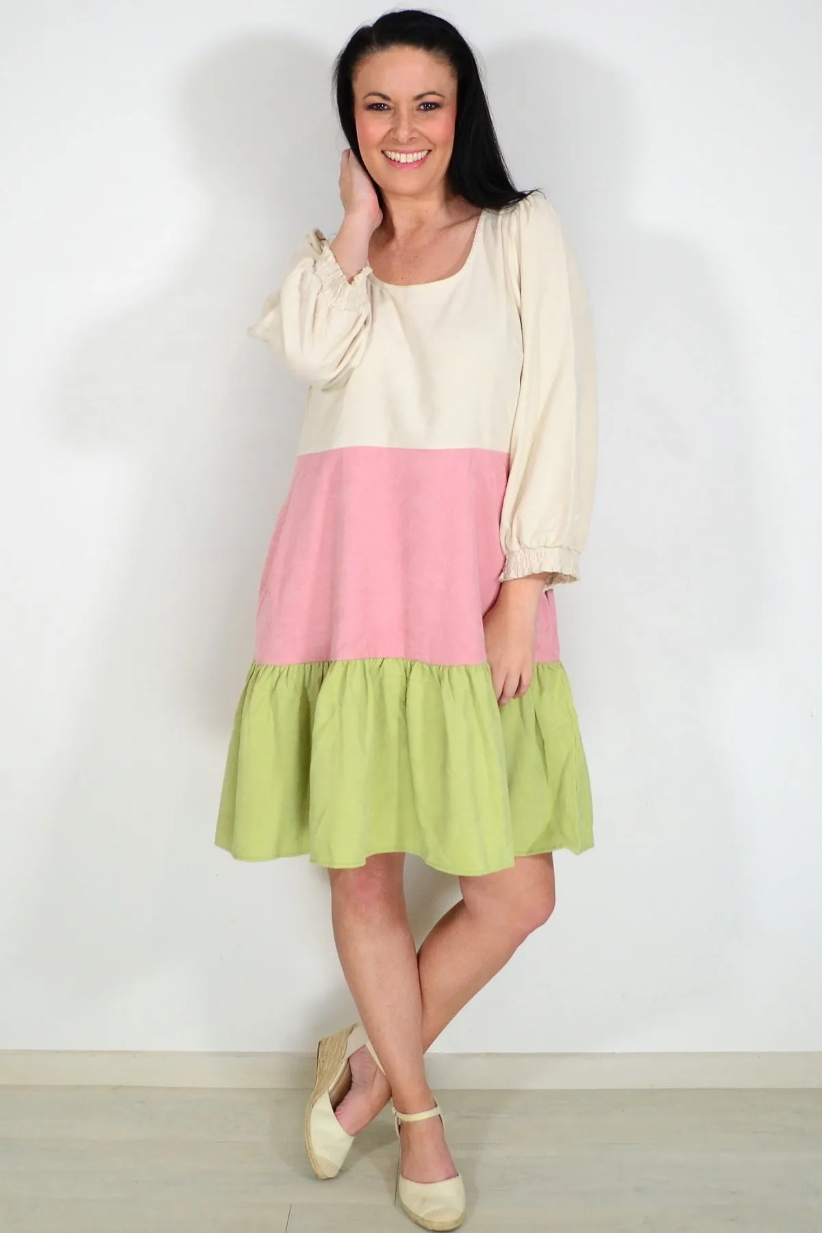 Soft Candy Corduroy Tunic Dress