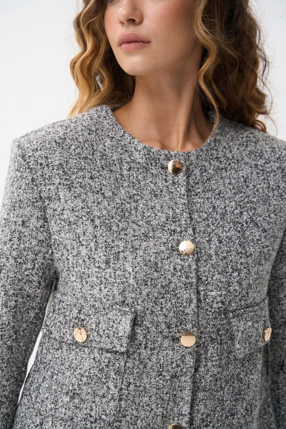 Soft Short Jacket with Pockets