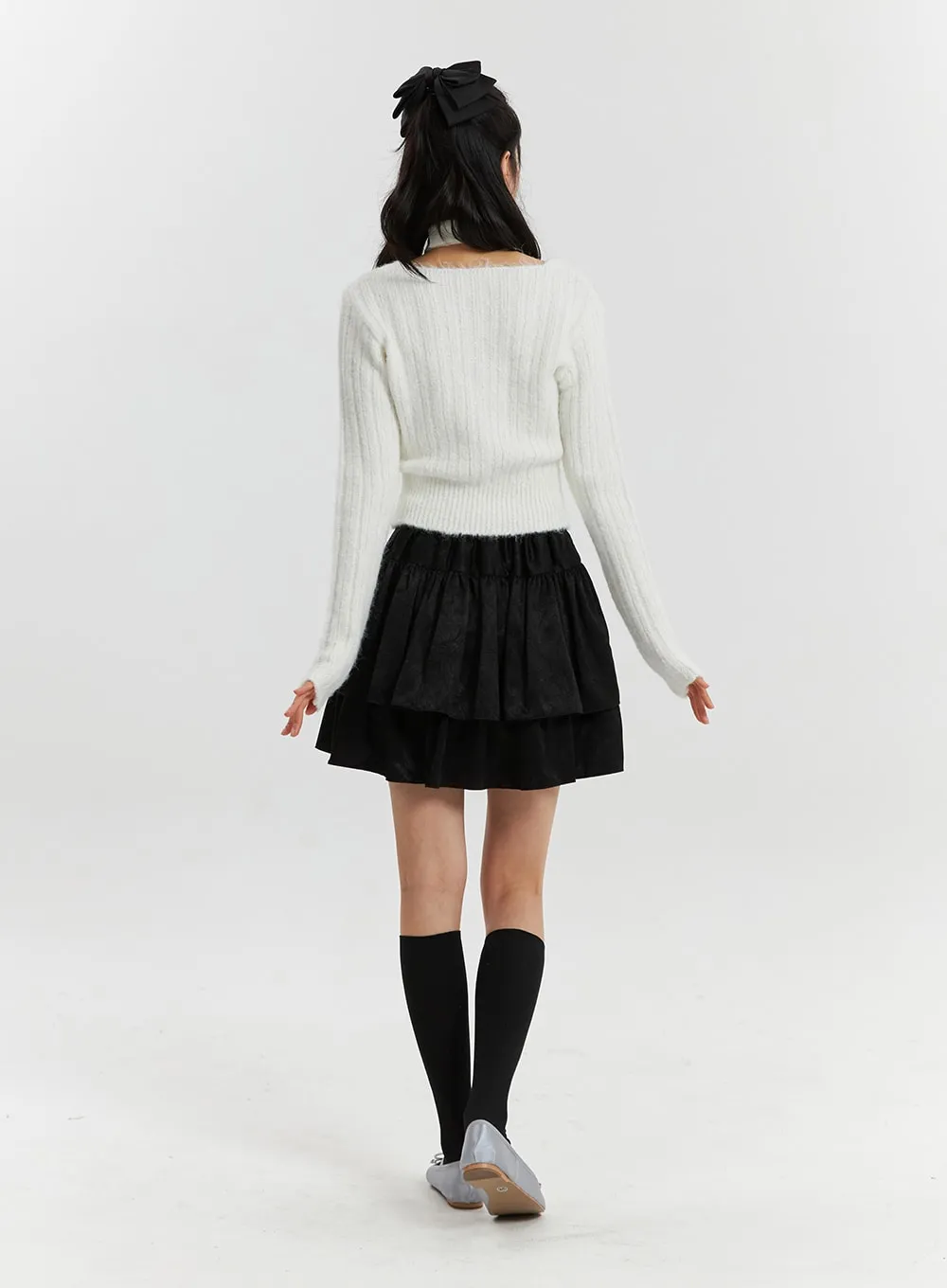 Soft Square Neck Sweater OD318