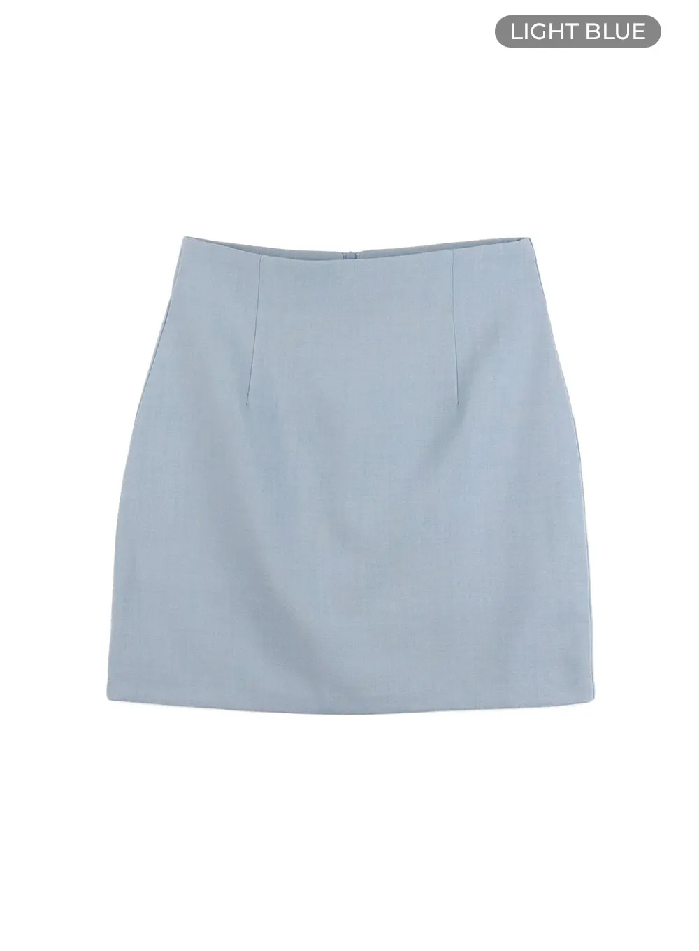 Solid Mini Skirt OY417