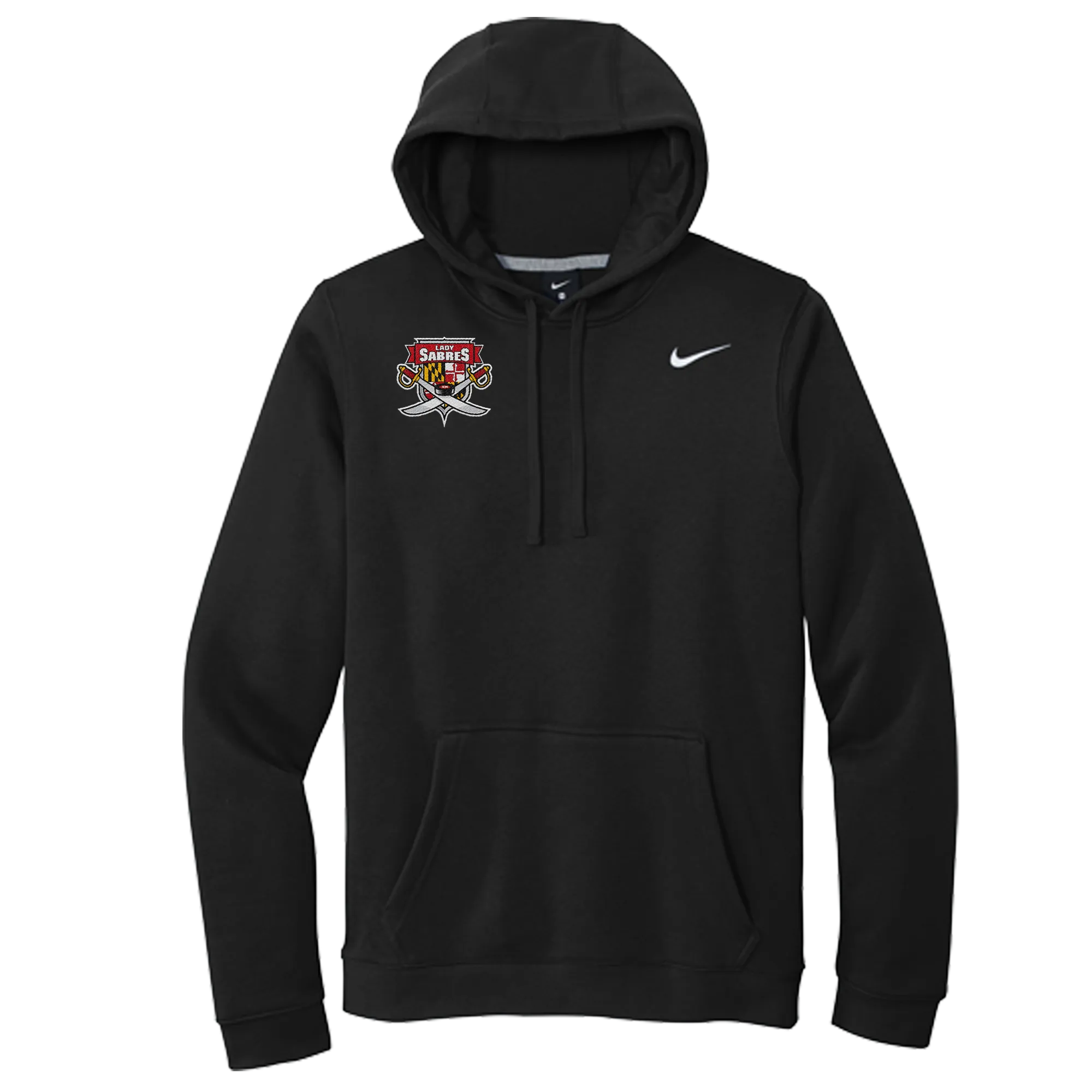 SOMD Lady Sabres Nike Club Fleece Pullover Hoodie