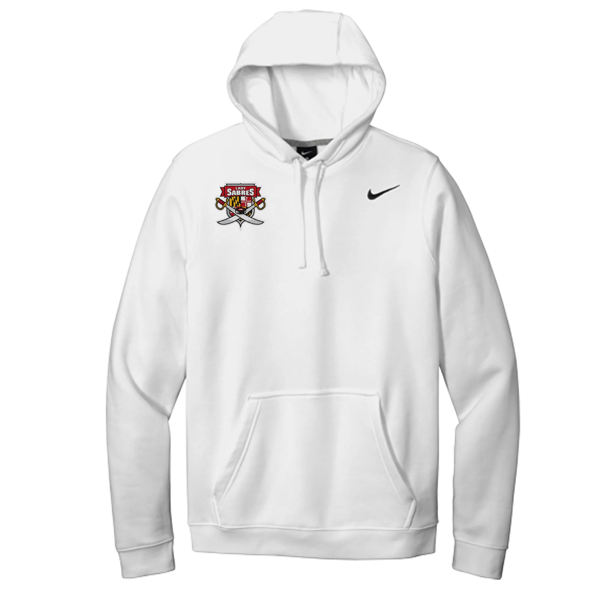 SOMD Lady Sabres Nike Club Fleece Pullover Hoodie