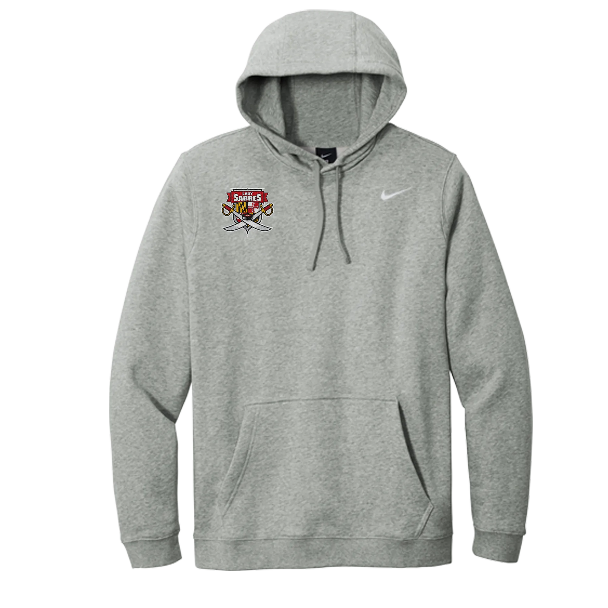 SOMD Lady Sabres Nike Club Fleece Pullover Hoodie