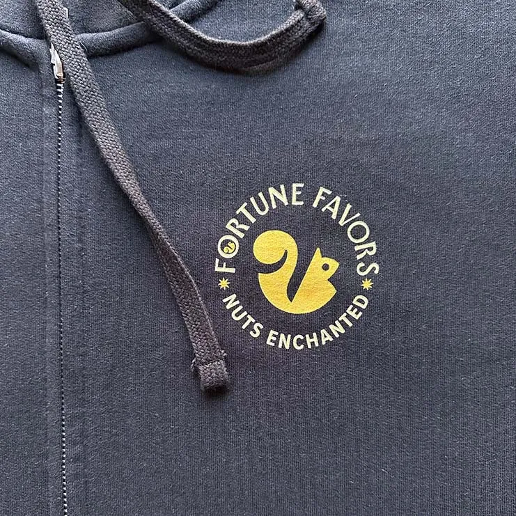 Squirrel Logo Full-Zip Hoodie