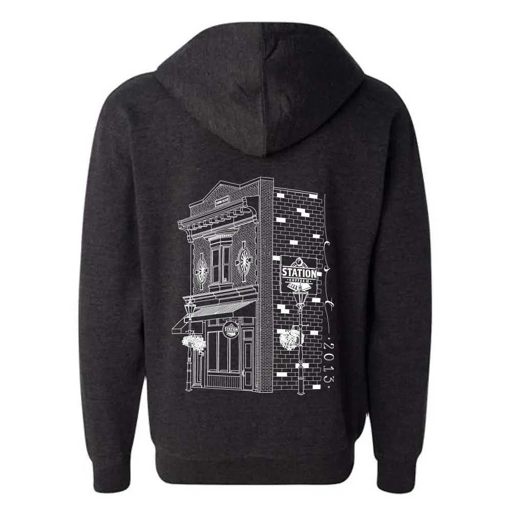 Station Coffee Co. Unisex Zip Hoodie (SCCT001/S01-SS4500Z)