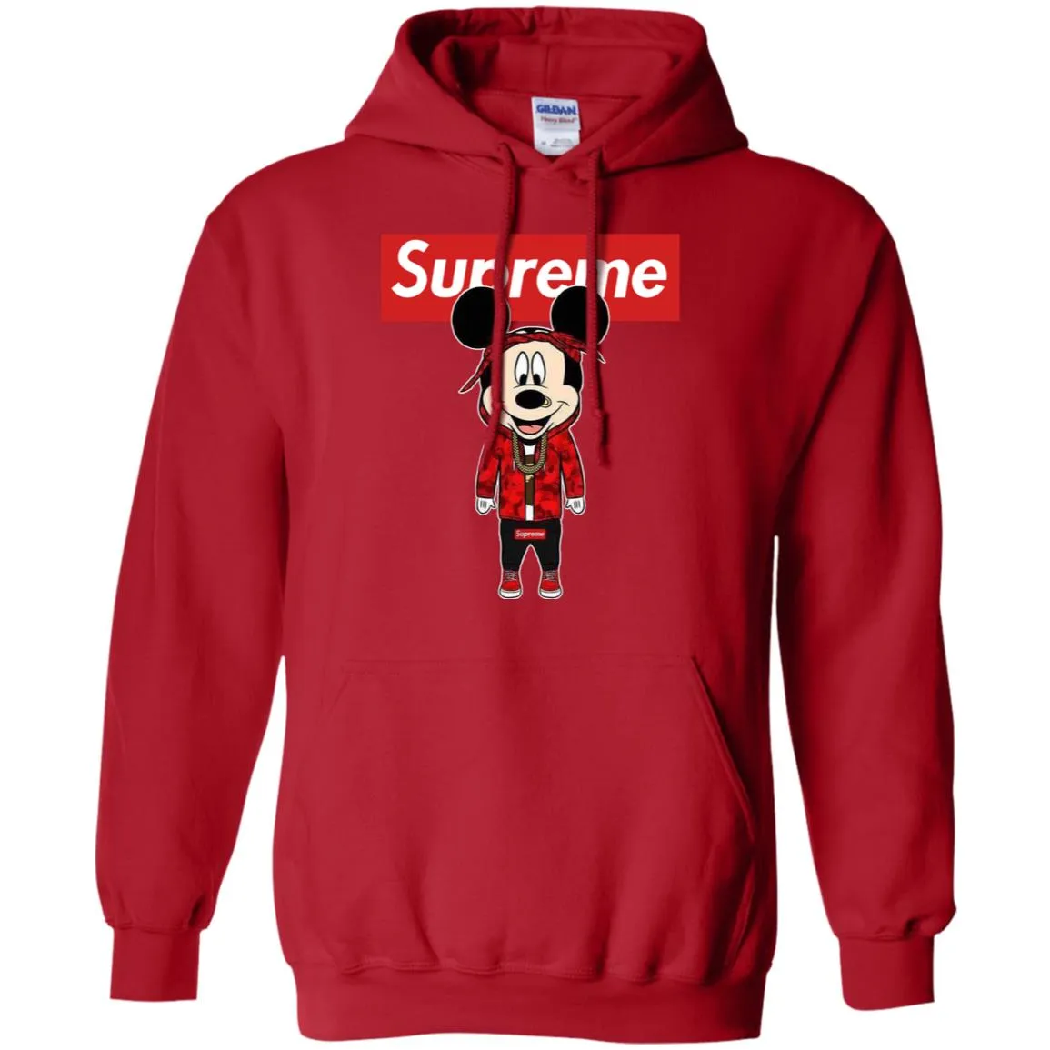 Supreme Mickey Style Fashion T-shirt Pullover Hoodie Sweatshirt