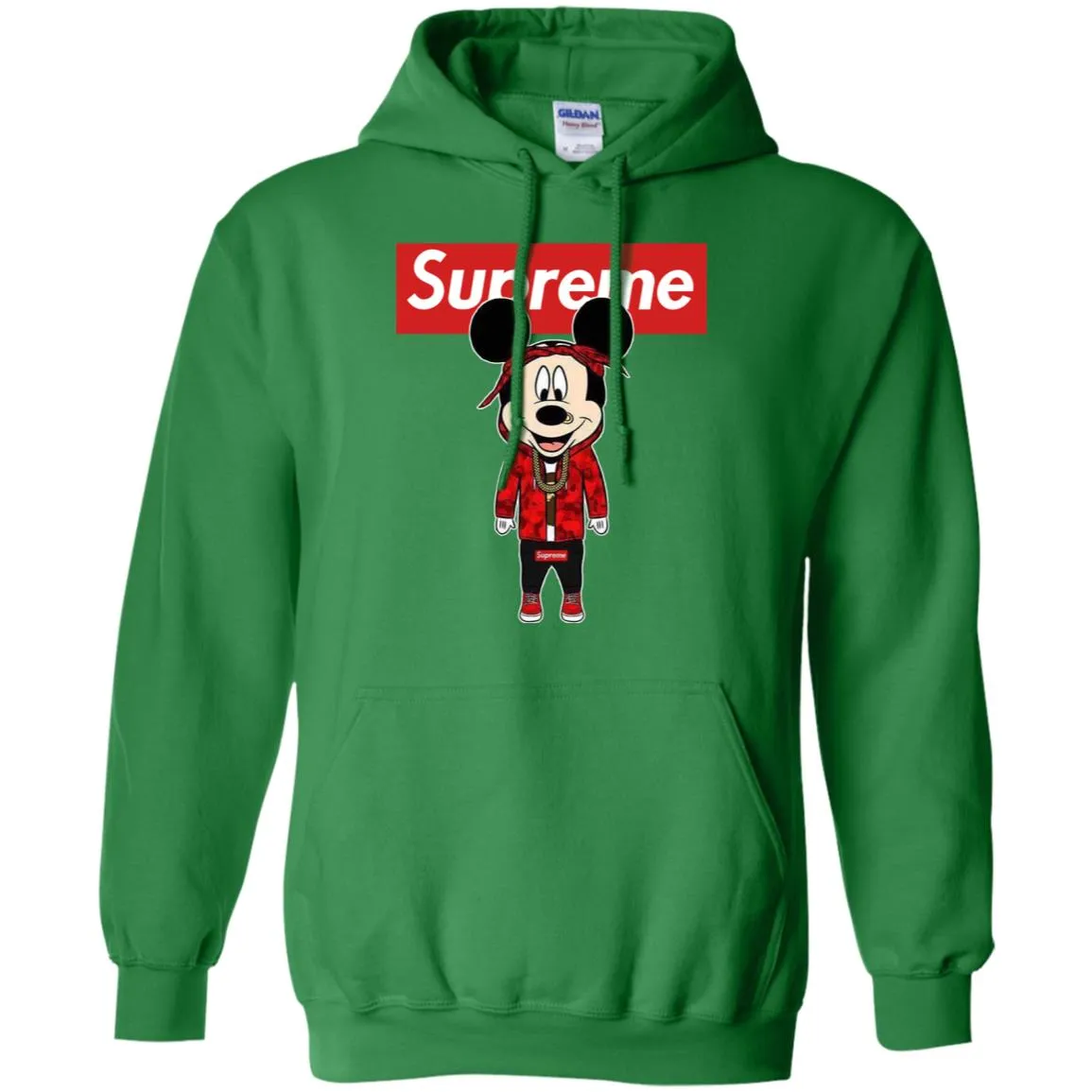 Supreme Mickey Style Fashion T-shirt Pullover Hoodie Sweatshirt