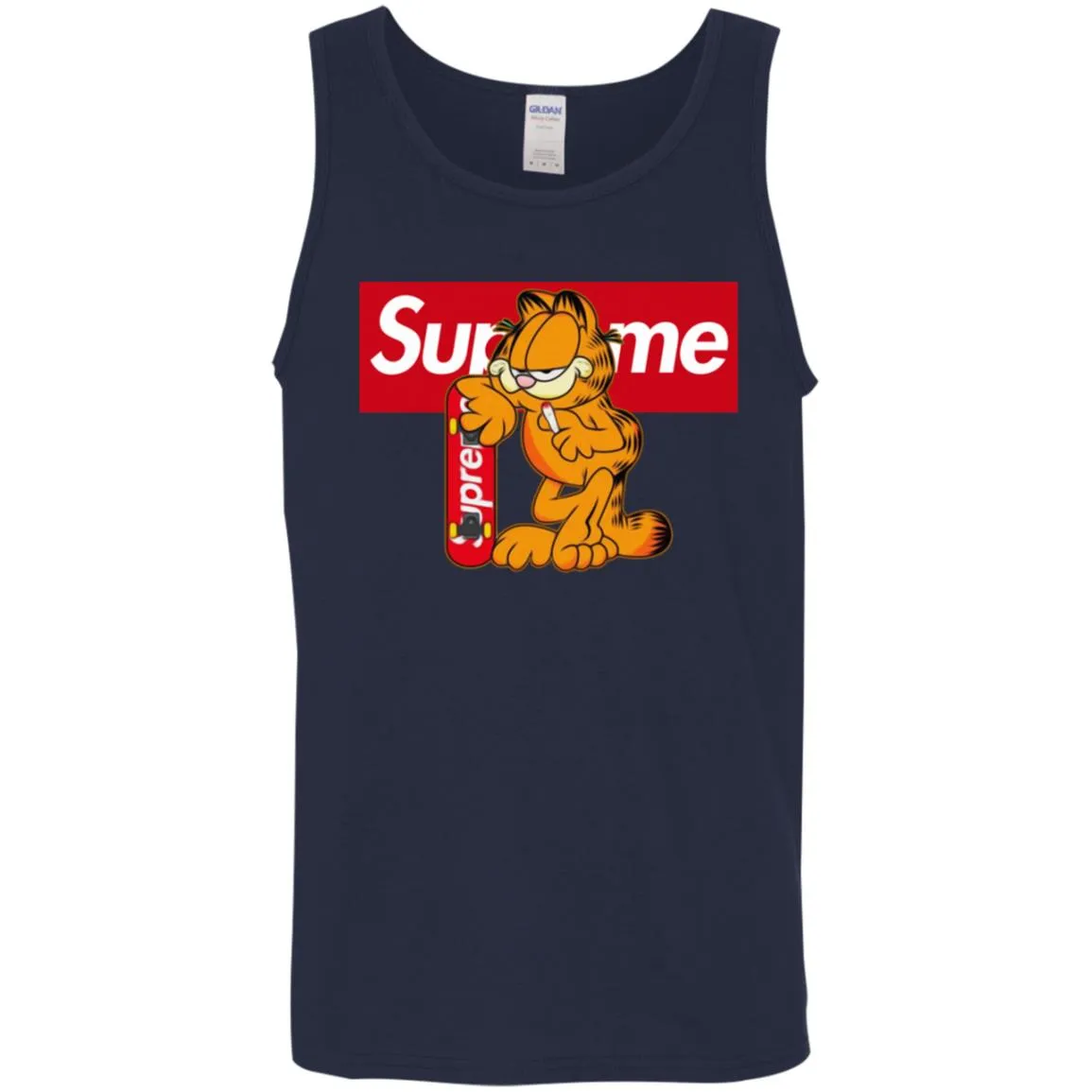 Supreme Tiger T-shirt Men Cotton Tank