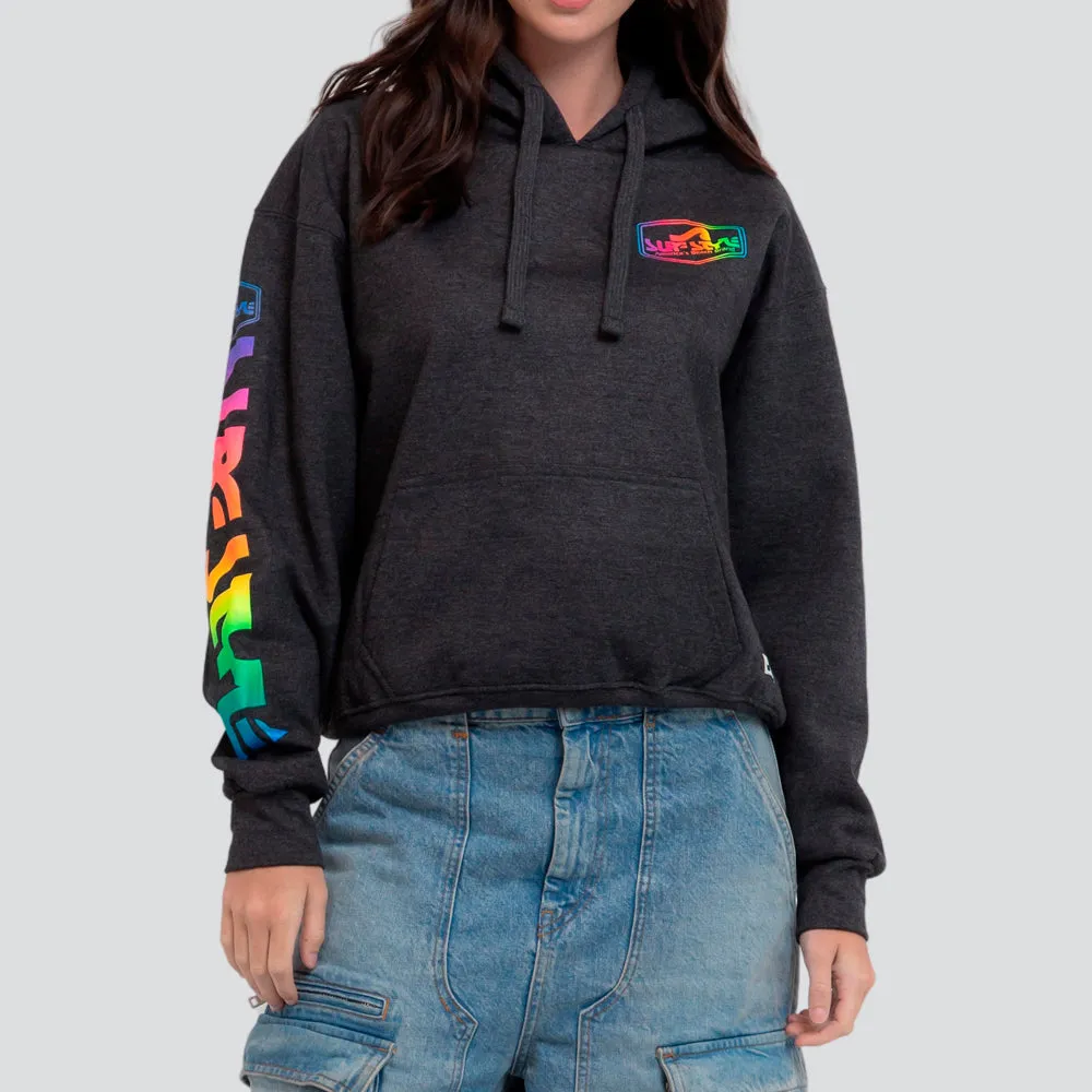 Surf Style Pullover Shield Hoodie