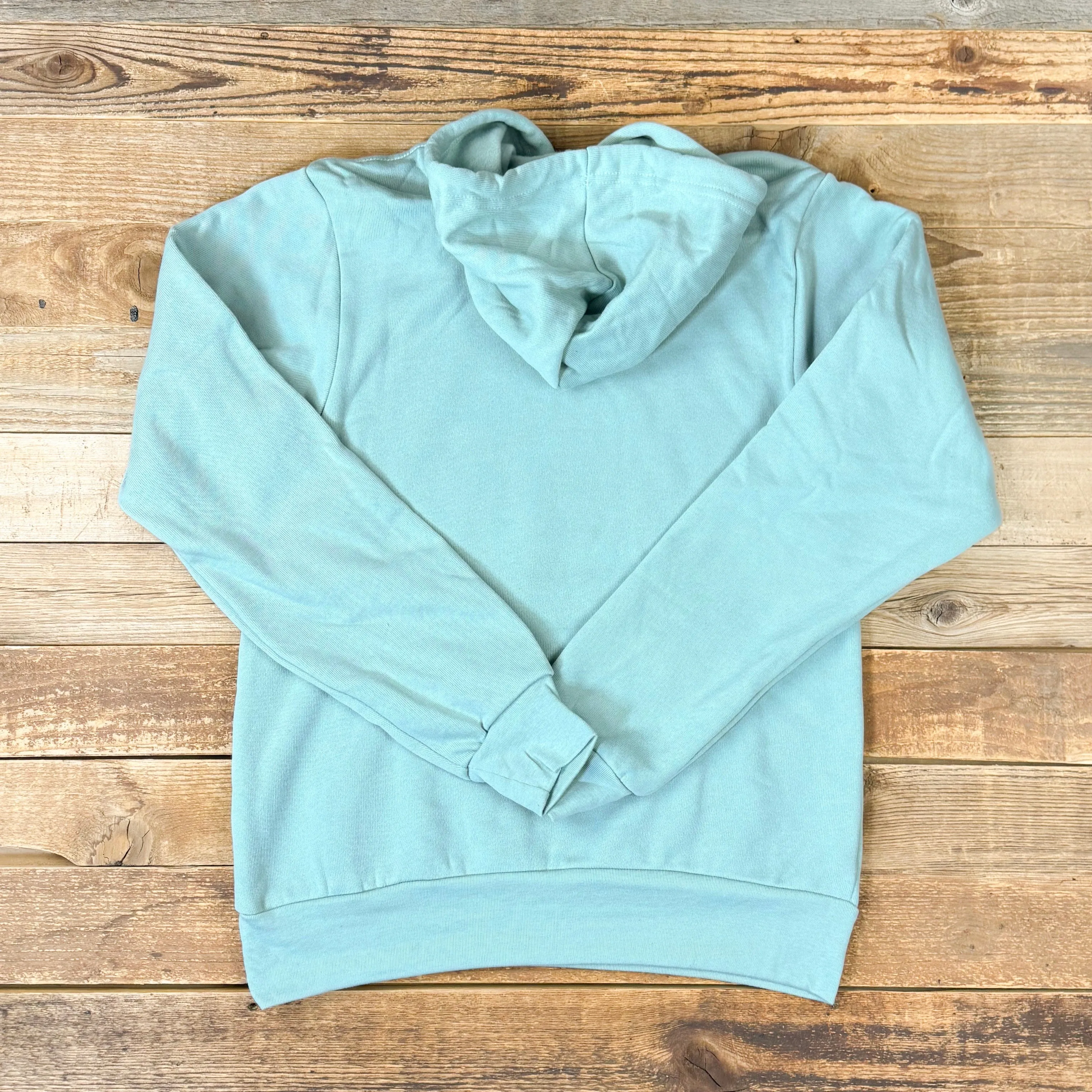 Surf Wyoming® Riffle Bison Fleece Hoodie - Dusty Blue