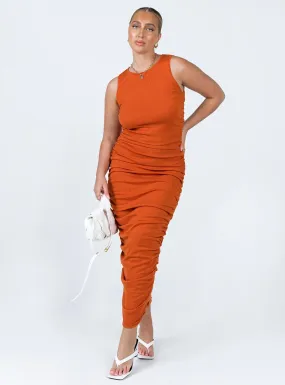 Tarlie Maxi Dress Orange