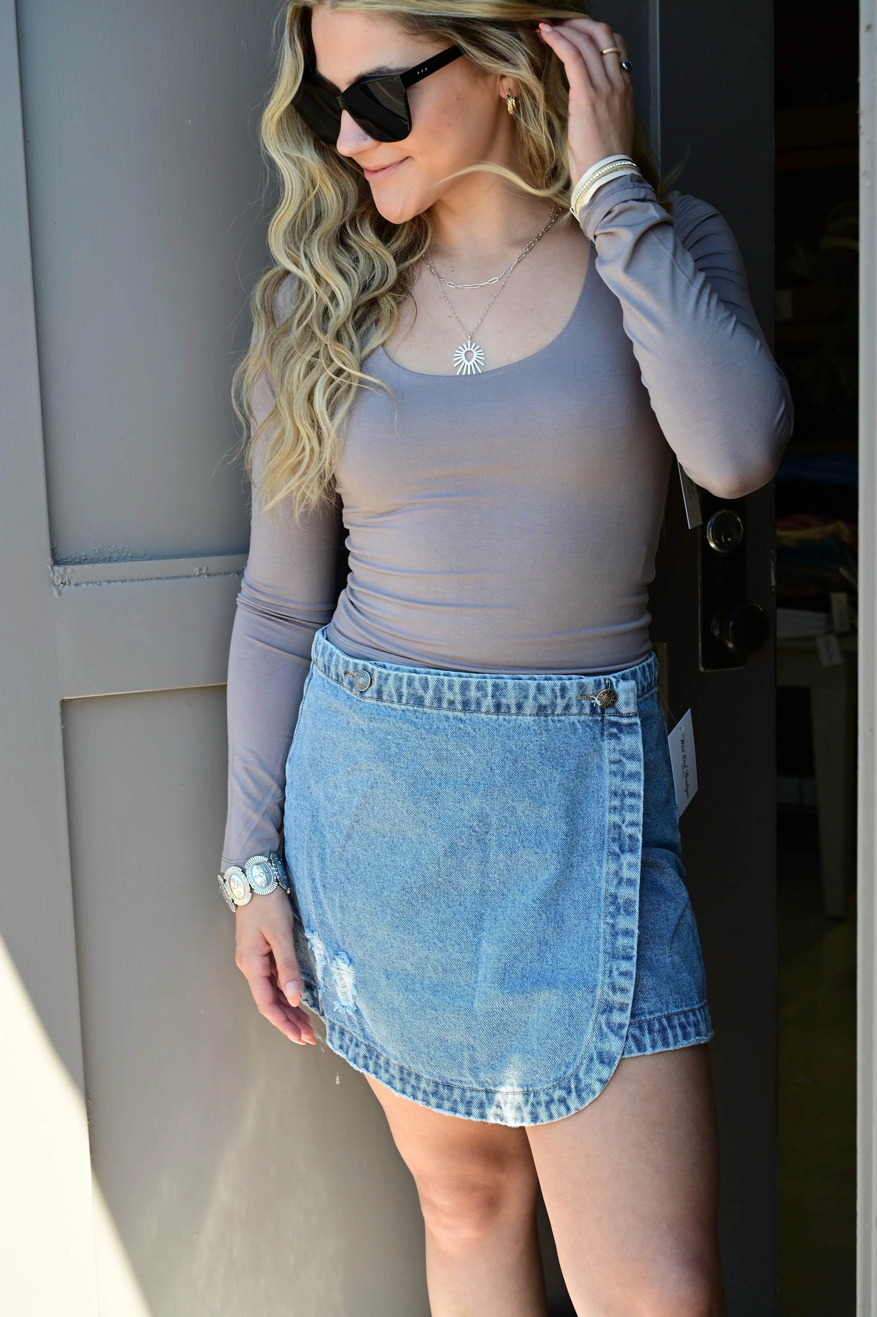 Taylor Denim Skirt