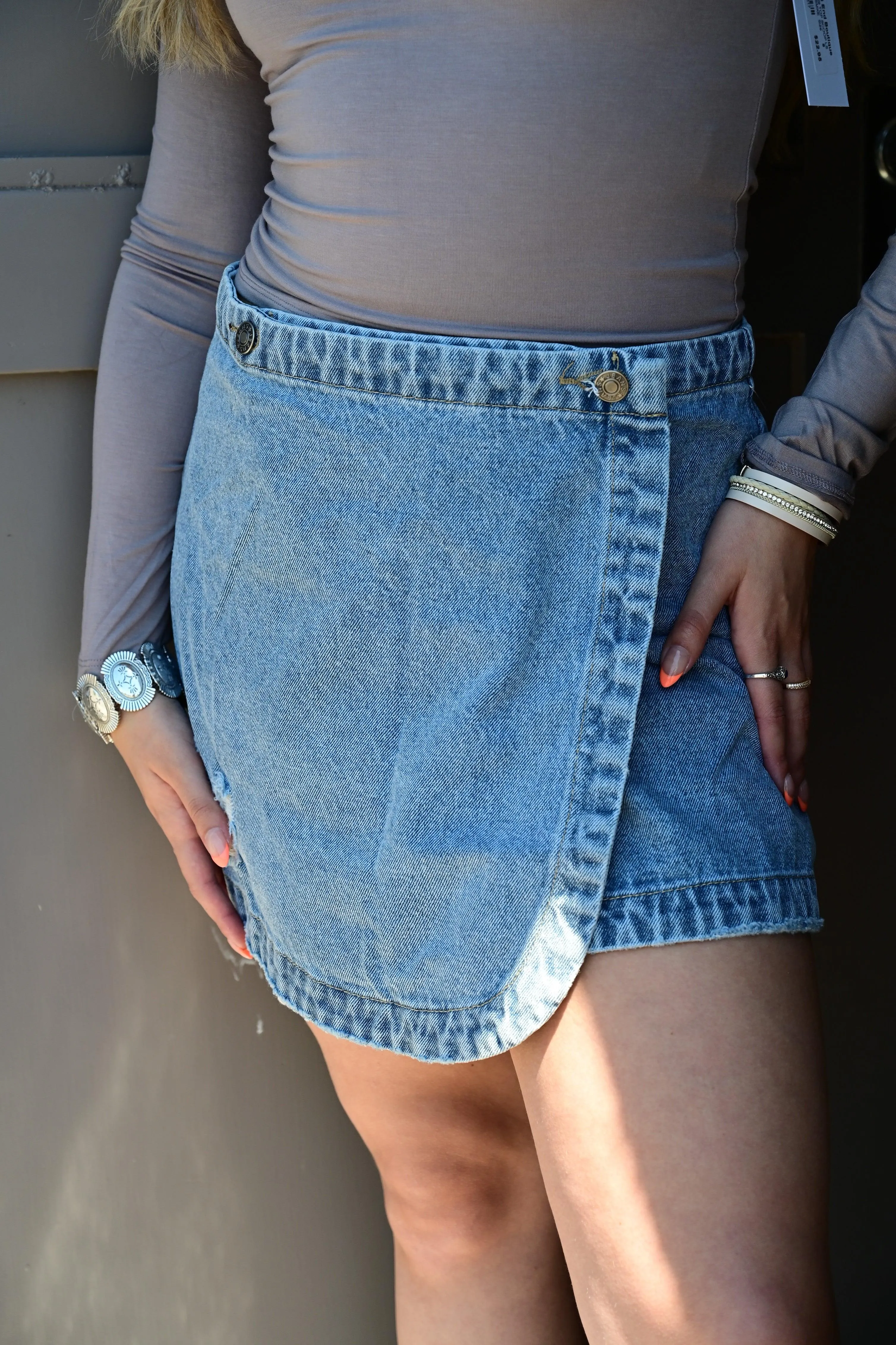 Taylor Denim Skirt