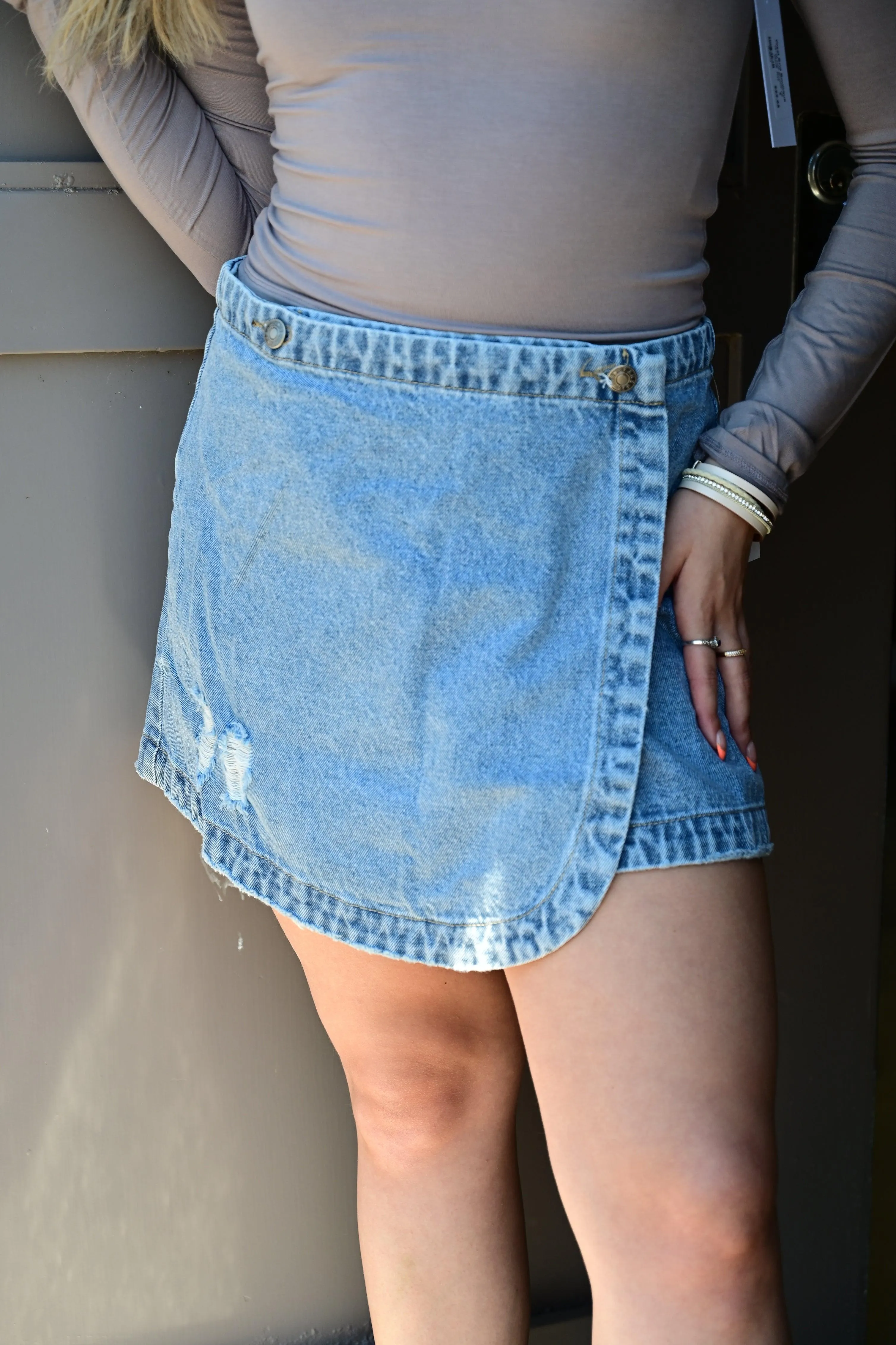 Taylor Denim Skirt