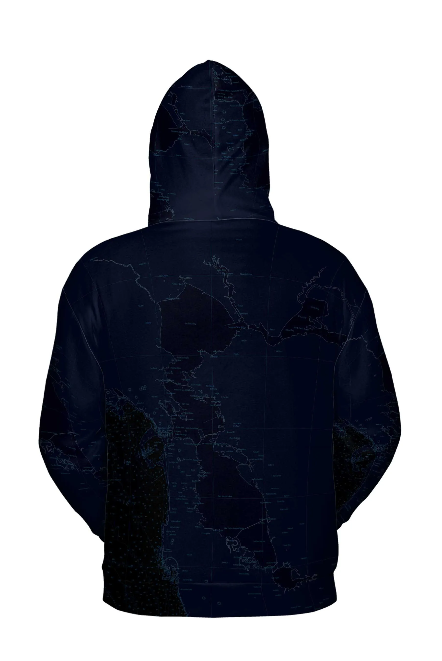 The San Francisco Bay by Starlight Lightweight Hoodie Sweatshirt