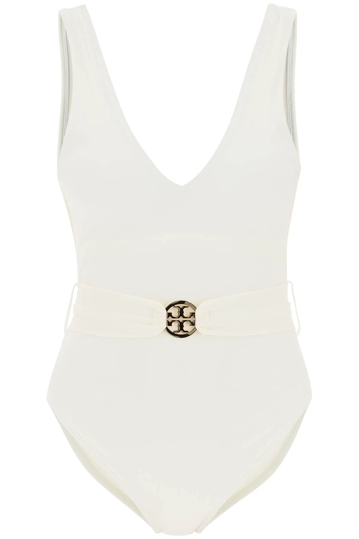 Tory burch miller plunge one-piece swimsuit