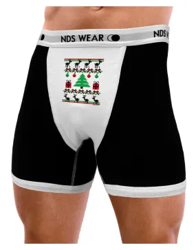 Tree with Gifts Ugly Christmas Sweater Mens Boxer Brief Underwear