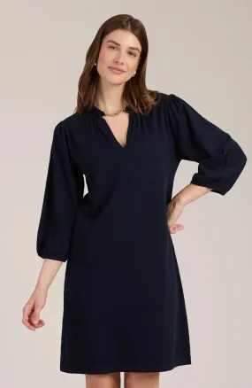 Tyler Boe Sherri Cotton Cashmere Dress Navy