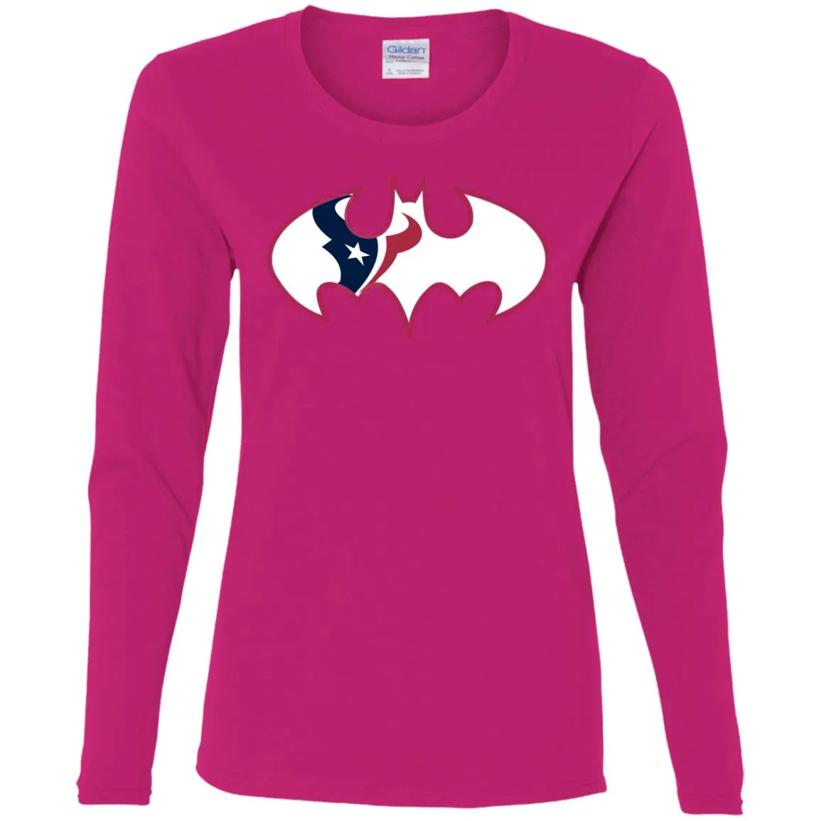 We Are The Houston Texans Batman Nfl Mashup Women Long Sleeve Shirt