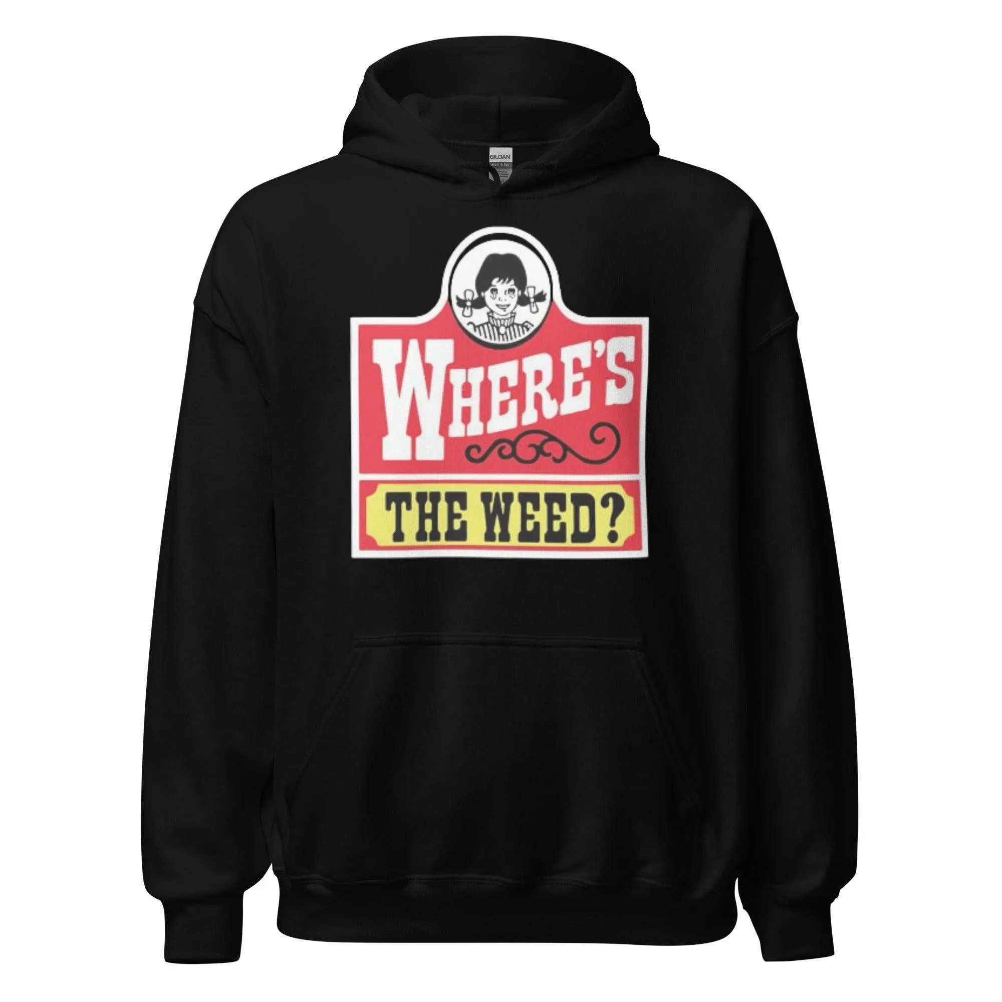 Where's The Weed Ultra Soft Midweight Cotton Blend Unisex Pullover