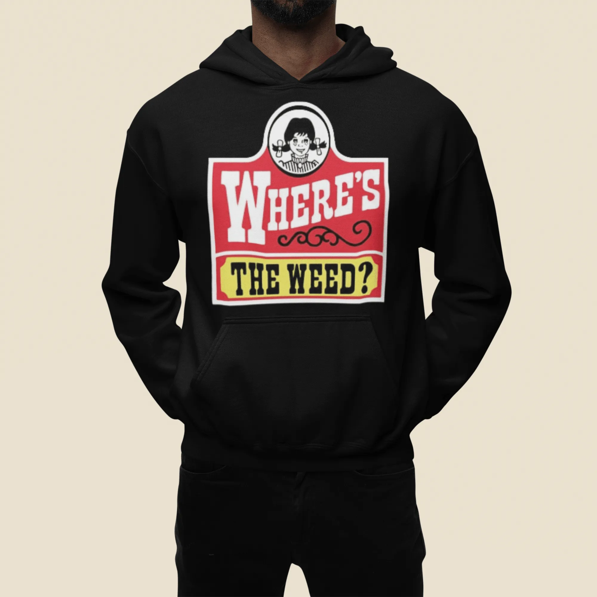 Where's The Weed Ultra Soft Midweight Cotton Blend Unisex Pullover