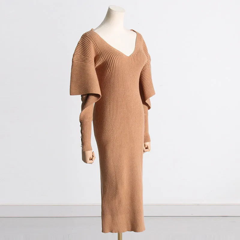 Winter Showstopper Long Sweater Dress | Bodycon Sweater Dress | Jumper Dress | Knit Dress