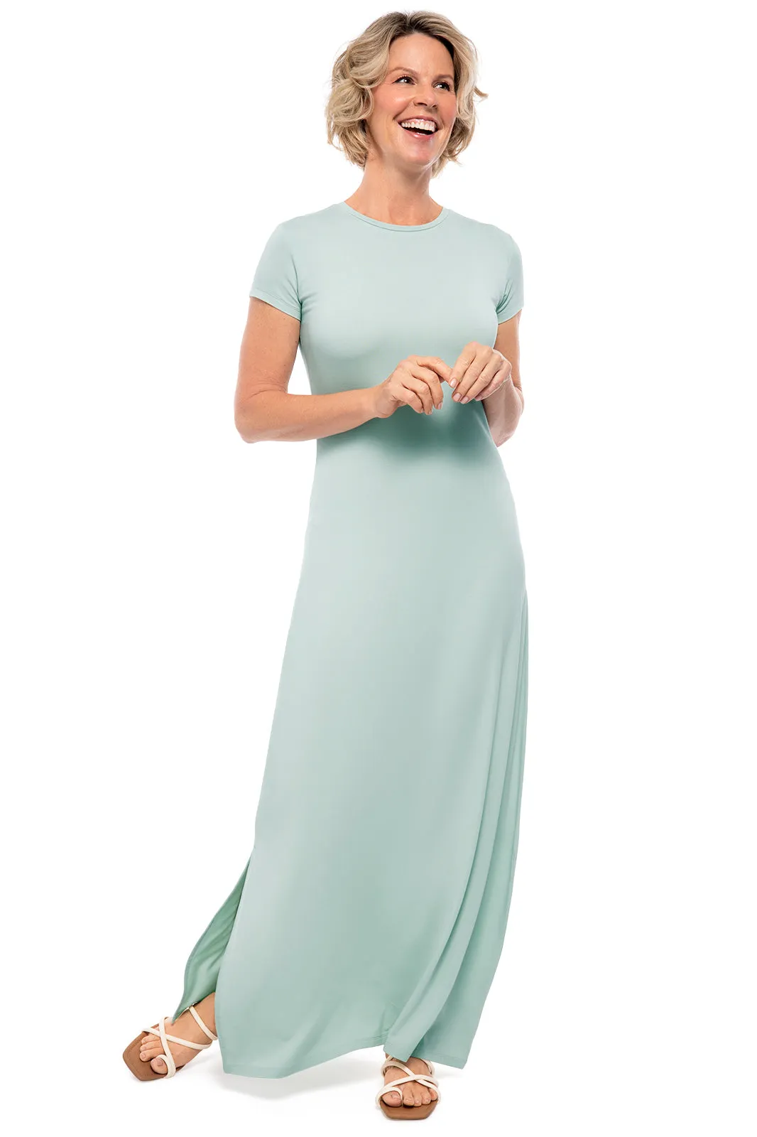 Women's Dounelle Maxi Dress  |  Misty Aqua