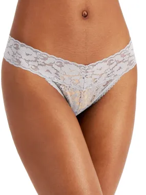 Women's Lace Thongs,Grey