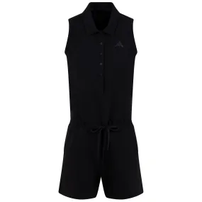 Womens SL Knit Romper Black - SS23