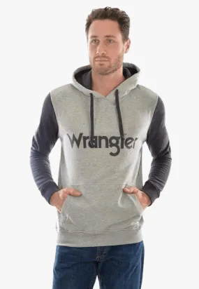 Wrangler Mens Logo Pullover Hoodie