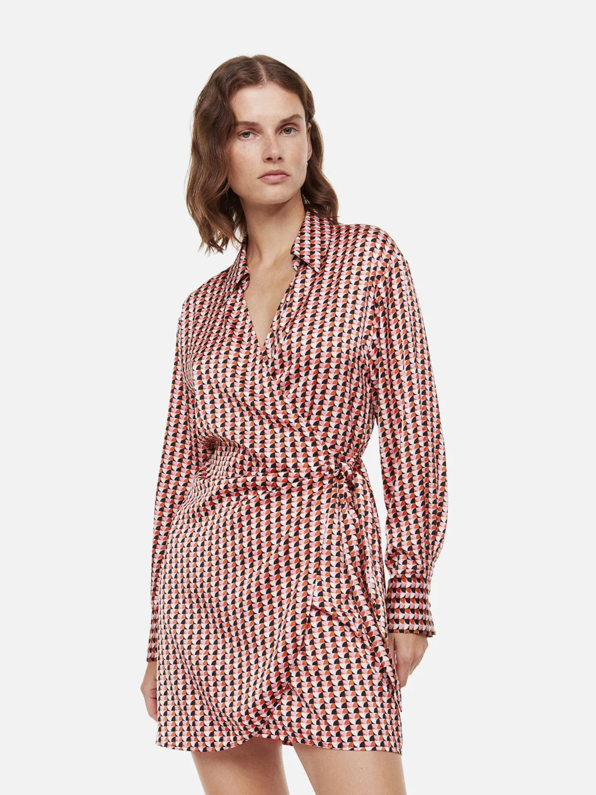 Wrapover Shirt Dress