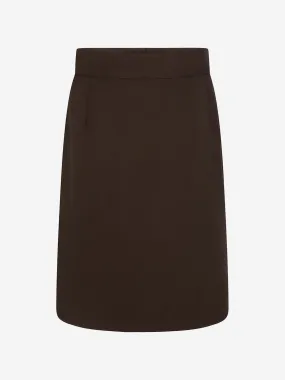 Zeco Girls School Pencil Skirt in Brown